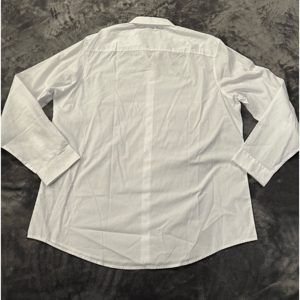 International Concepts White Link Button Down Shi… - image 7